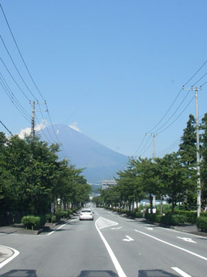 御殿場から望む富士山