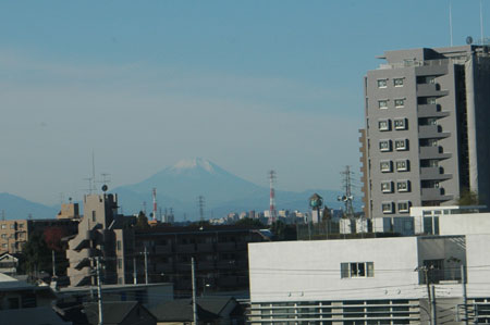 富士山in東京都東部あたり？