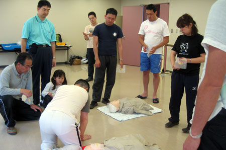CPRの指導